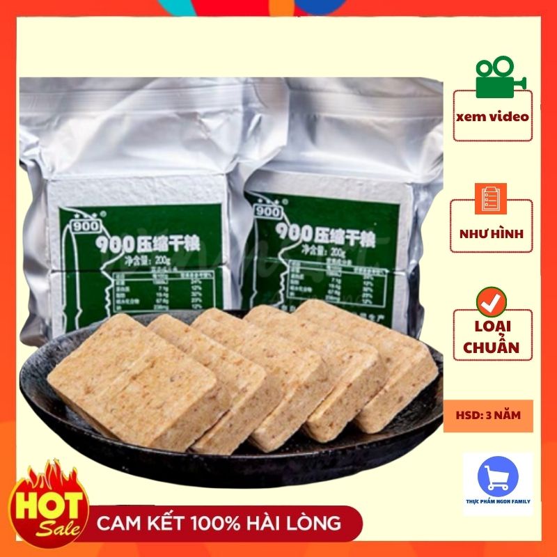 1 KG LƯƠNG KHÔ QUÂN ĐỘI 900 BA SAO