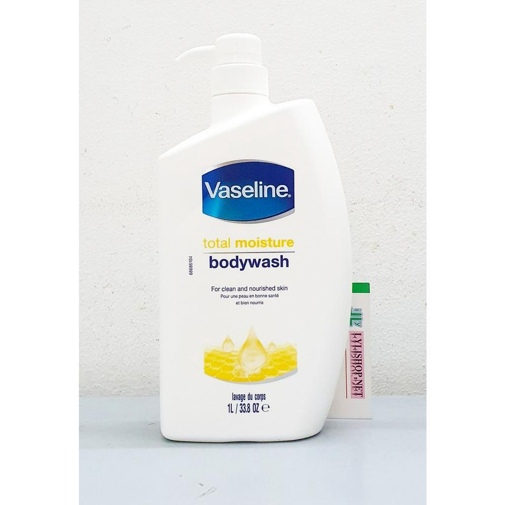 Sữa Tắm Dưỡng Ẩm Vaseline Total Moisture Body Wash 1L từ Mỹ