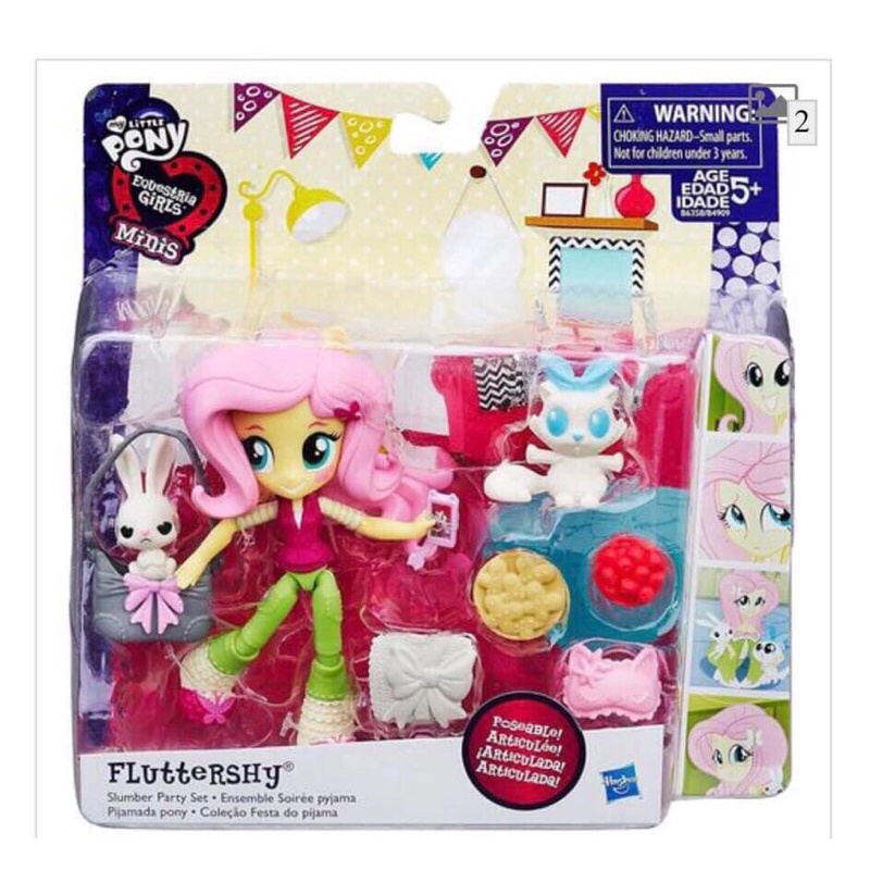 Đồ chơi Hộp búp bê Fluttershy & Twilight - My little pony phụ kiện
