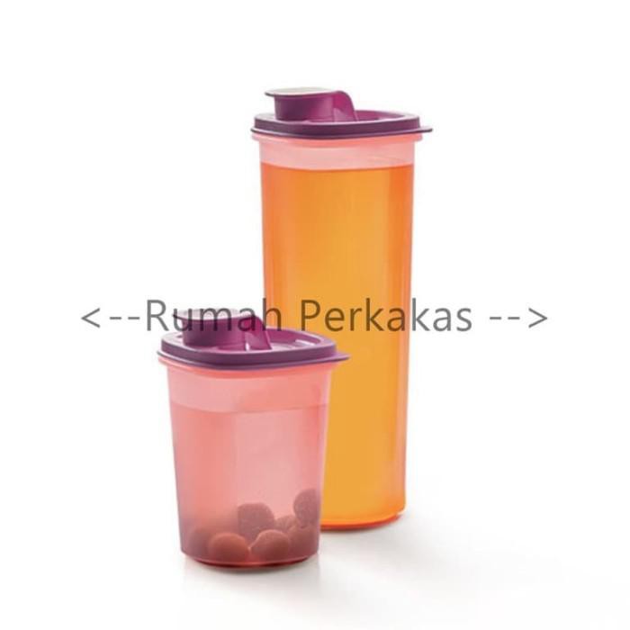 TUPPERWARE Set 2 bình đựng dầu Agustus màu tím