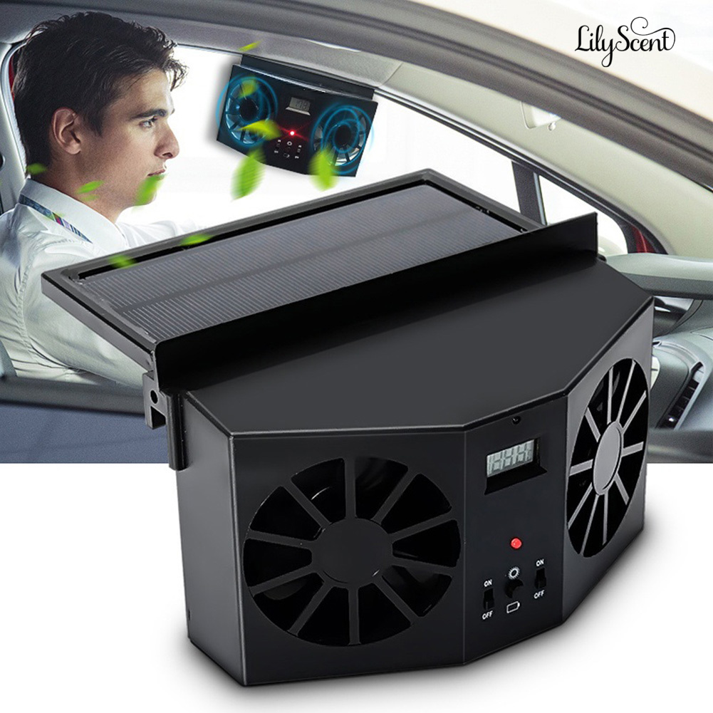 Car Auto Fan Window Air Vent Vehicle Ventilation System Radiator