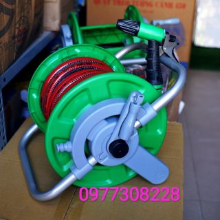 Bộ Rulo Vòi Rửa Xe, Tưới Cây Tăng Áp Đài Loan 10 Mét Cao Cấp Trọn Bộ