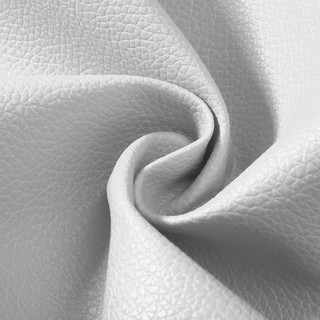 Vải da simili PVC - vải giả da làm handmade - [ 1 mét x khổ 1,4m ] màu trắng có vân