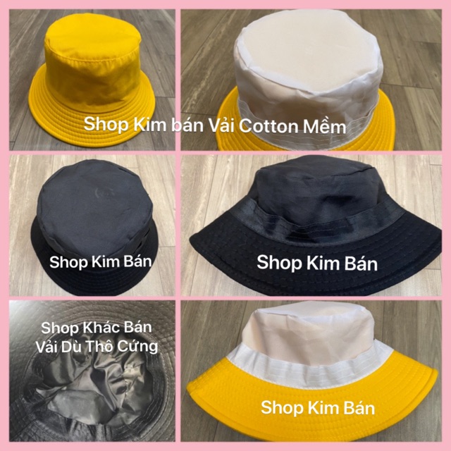 Nón Bucket In Chữ BP