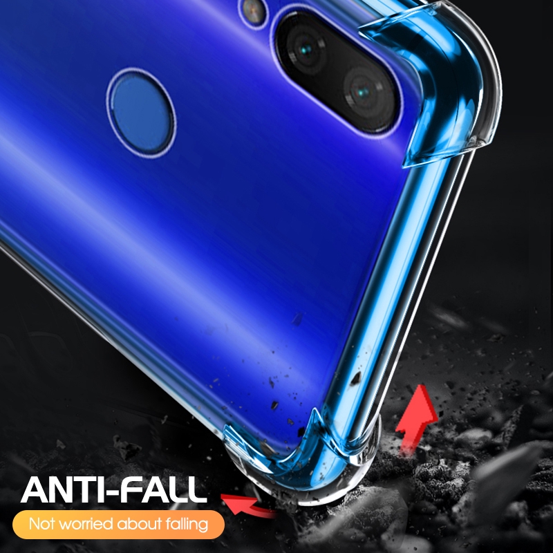 Ốp lưng nhựa dẻo trong suốt chống bụi chống va đập cho Xiaomi Redmi Note 5 6 Pro 6A 5 Plus Poco F1 Mi8 Mi9 5X 6X | BigBuy360 - bigbuy360.vn