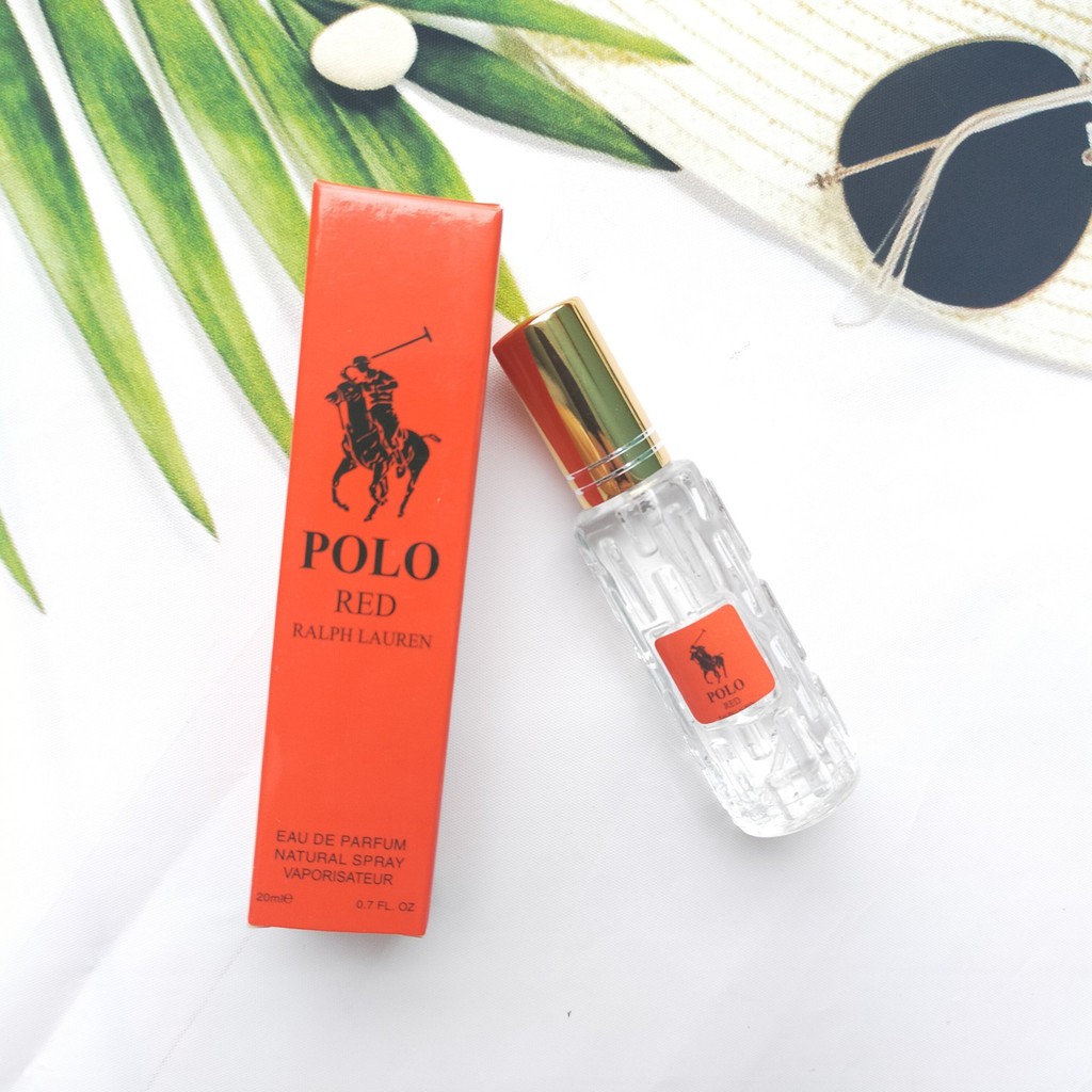 Nước hoa Polo mini nam 20ml Đủ Mùi- Thơm Cực Lâu- Dạng Xịt- Polo Red (Đỏ)