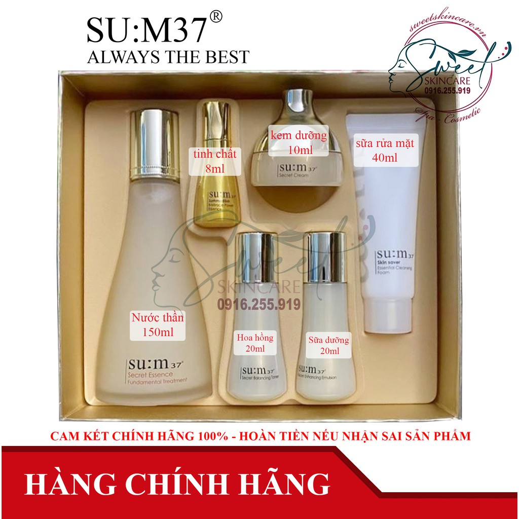 Bộ Nước Thần Cho Da Căng Mượt Sum37 Secret Essence Special Set 6pcs | BigBuy360 - bigbuy360.vn