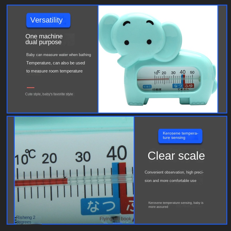 Nhiệt Kế Điện Tử Hình Hoạt Hình Đo Nhiệt Độ Nước Tắm Cho Bé