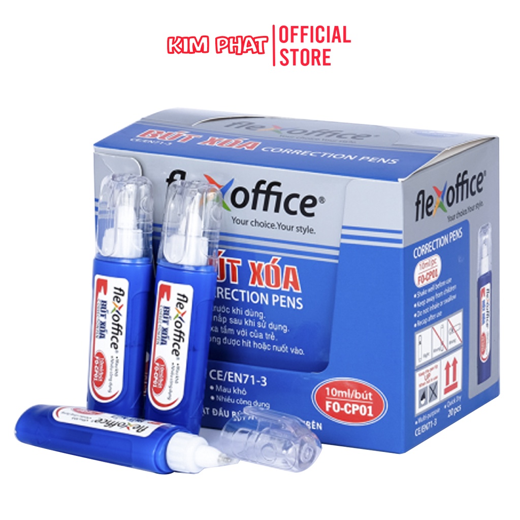 Bút Xóa Thiên Long 12ml FO-CP01, FO-CP02