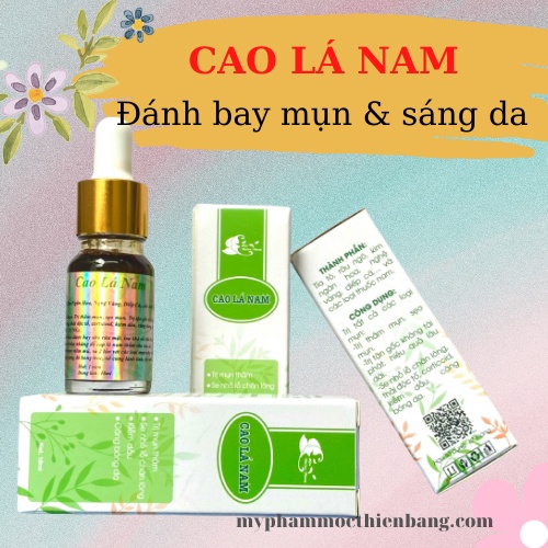 Cao Lá Nam 100% nhà nấu - không gây sưng đỏ, không bong tróc, ĐÁNH BAY MỤN và DƯỠNG DA ĐỀU MÀU hiệu quả