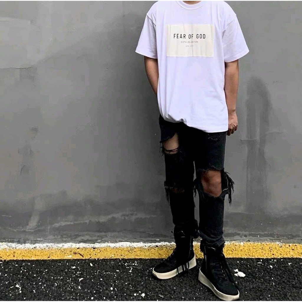 Áo thun tay lỡ FO G sixth , áo thun nam nữ unisex , Cocmer_vn