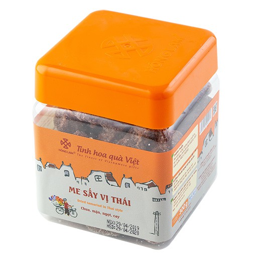 Ô Mai (Xí Muội) Me Sấy Vị Thái Hồng Lam - Vị Chua Ngọt - Hộp ( 200g,300g )