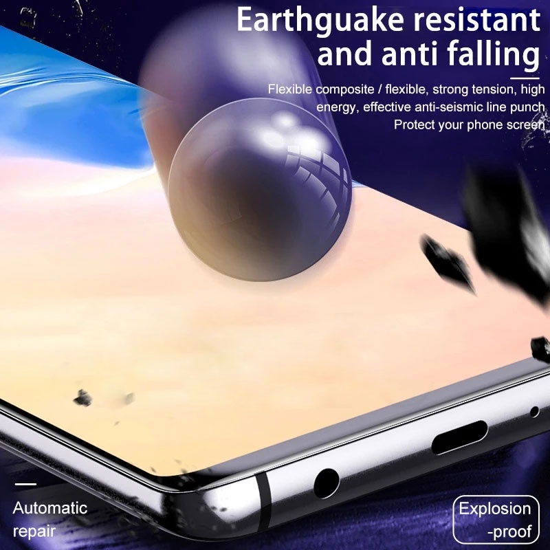 Kính Cường Lực Hydrogel Mềm Cho Samsung Galaxy S22 S21 S20 S10 S9 S8 Plus S21FE S20FE S7 Edge Note 20 Ultra 10 Plus 8 9
