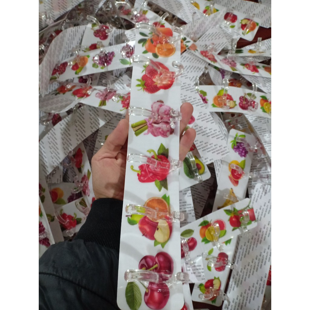 Móc Treo Quần Áo 6 Móc 3D Hình Hoa quả