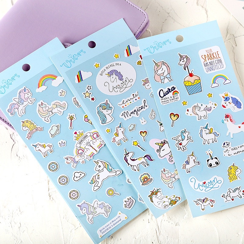  Sticker Unicorn dễ thương