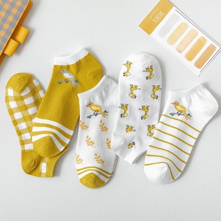 Vớ cotton nữ cổ thấp họa tiết con vật Caramella - SONO45