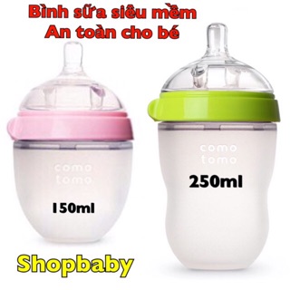 Bình uống sữa siêu mềm 150ml và 250ml