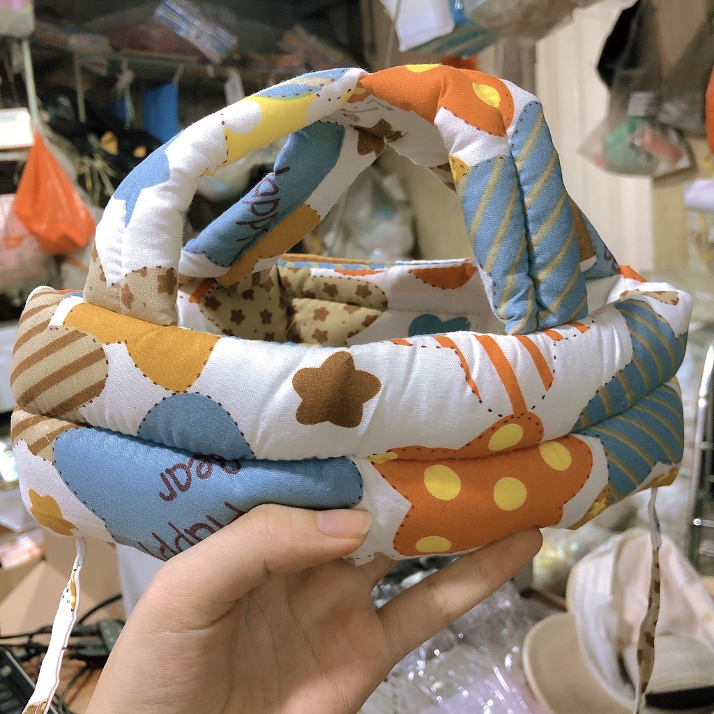 Mũ nón bảo hiểm tập bò, tập đi cho bé 5-36 tháng bảo vệ đầu an toàn