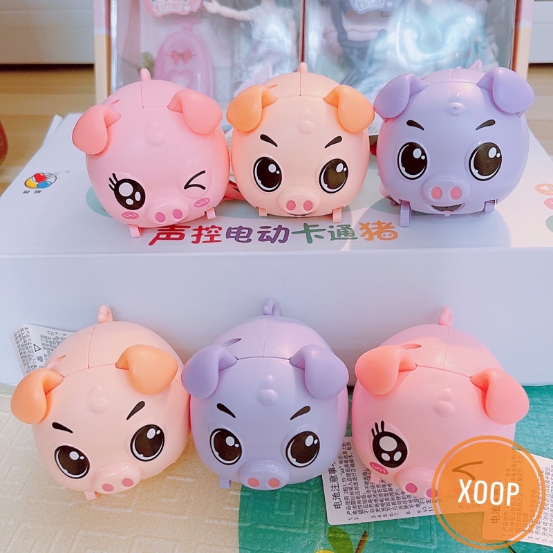 SALE !!! ĐỒ CHƠI XOOP ! CON HEO TRÒN CHẠY PIN BIẾT ĐI VÀ KÈM NHẠC (SP002011 ) SHOP PHÚC YẾN