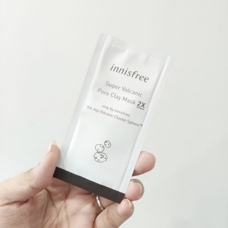 (Sample) Mặt nạ đất sét Innisfree Super Volcanic Pore Clay Mask 2X