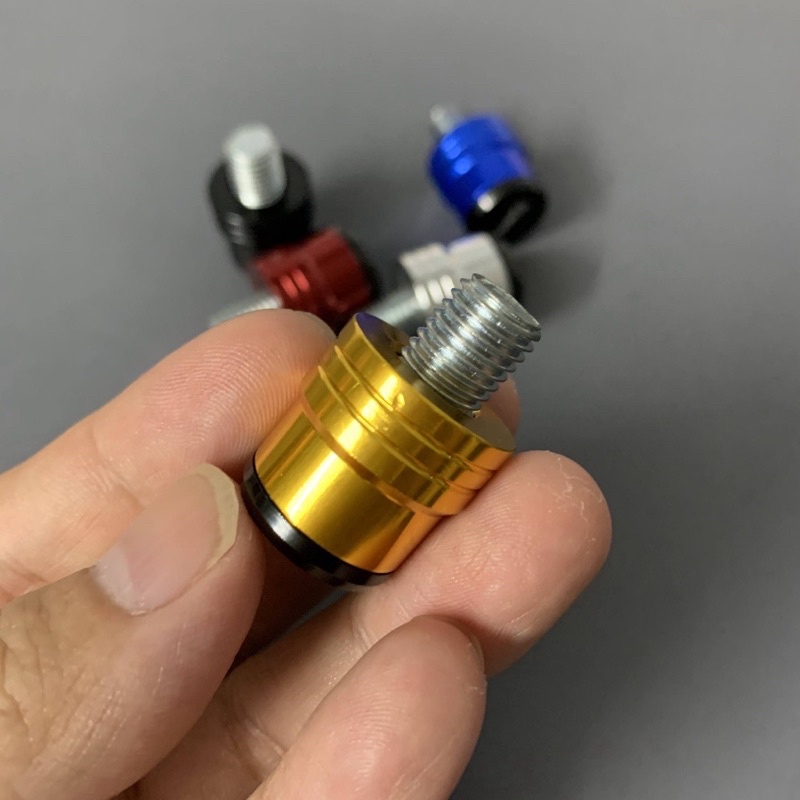 Ốc Chân Gương Xe Máy Nhôm CNC Đủ màu