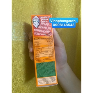 Tương ớt Tabasco 60ml của Mỹ