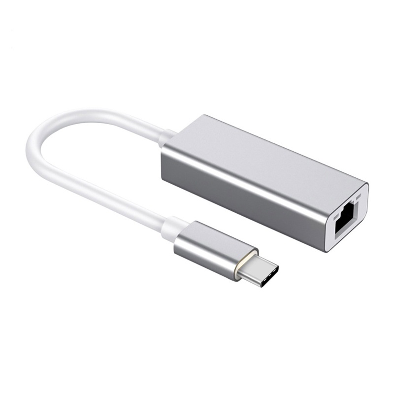 Cáp kết nối mạng LAN Ethernet chuyển đổi đầu USB Type-C sang RJ45 Gigabit hỗ trợ 10/100/1000Mbps