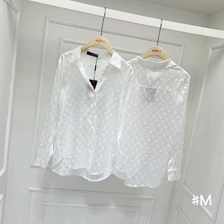  Áo sơ mi lụa gấm fom vừa hàng đẹp xinh xắn