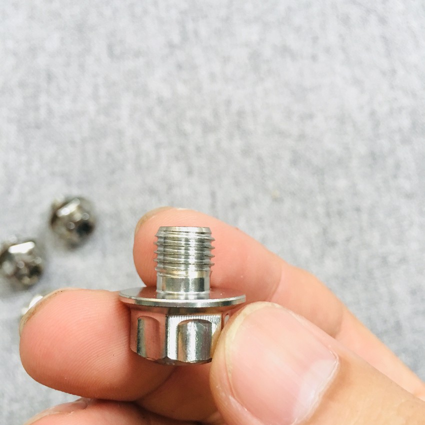 [SALE SỐC] Ốc gắn chân gương, ốc chân kính INOX LỤC GIÁC CHO NHIỀU DÒNG XE ( CHÂN 10LY) (SIÊU RẺ)