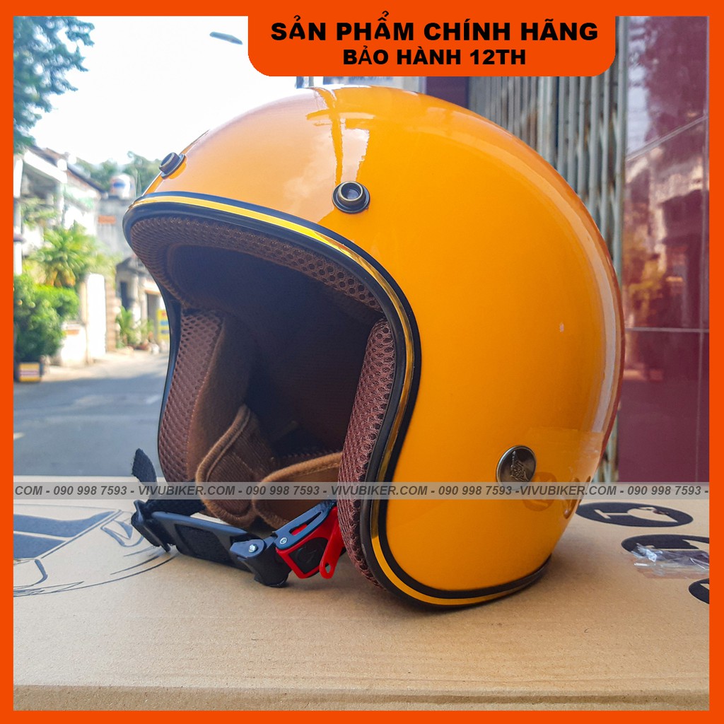 Nón mũ bảo hiểm 3/4 màu hồng loang trắng lót hồng siêu dễ thương - Mũ 3/4 hồng pha trắng lót hồng chính hãng