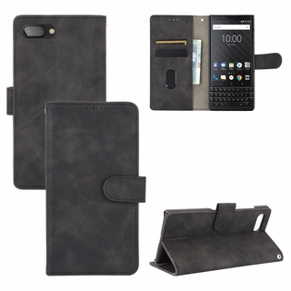 Bao da điện thoại có khóa nam châm sang trọng cho Blackberry Key 2 Bbf100