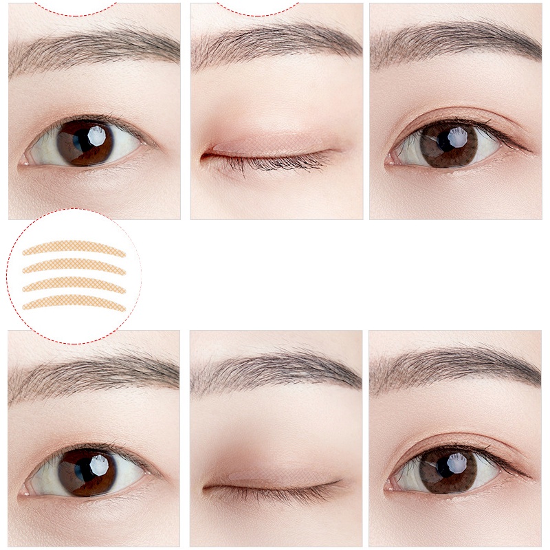 Bộ 48 Miếng Dán Kích Mí Vô Hình Tự Nhiên