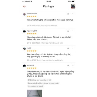 Topper nệm đa năng 7cm êm ái