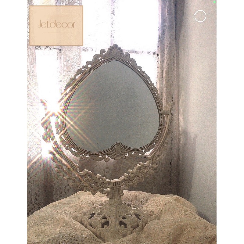 Gương để bàn decor kiểu dáng vintage