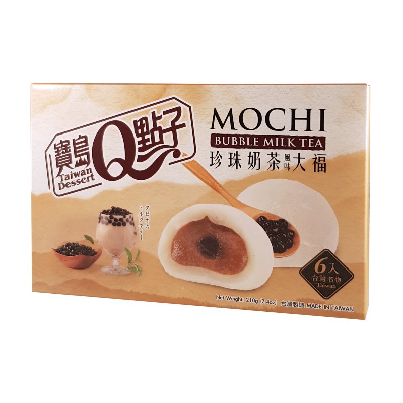 [Đài Loan] - BÁNH MOCHI NHÂN TRÀ SỮA TRÂN CHÂU HỘP 210GR