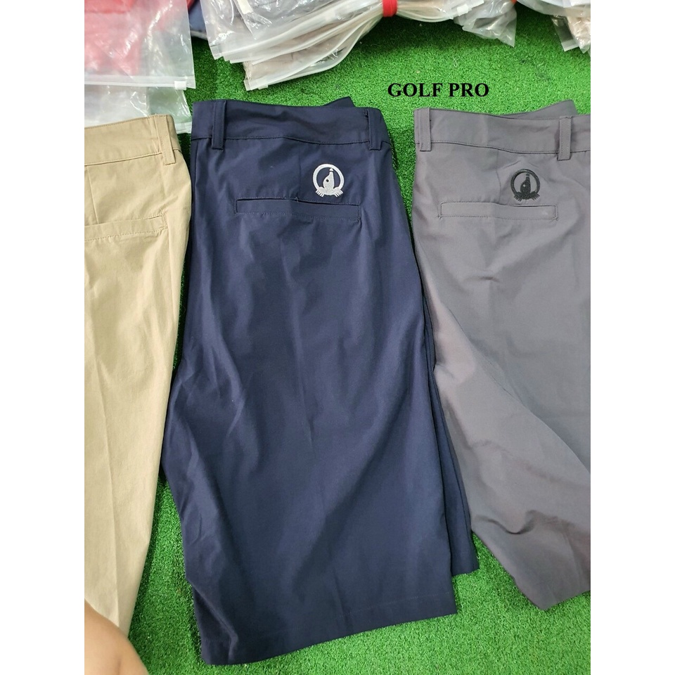 Quần short golf nam thời trang thể thao thoáng mát chất vải chống nhăn co dãn GOLF PRO QS005