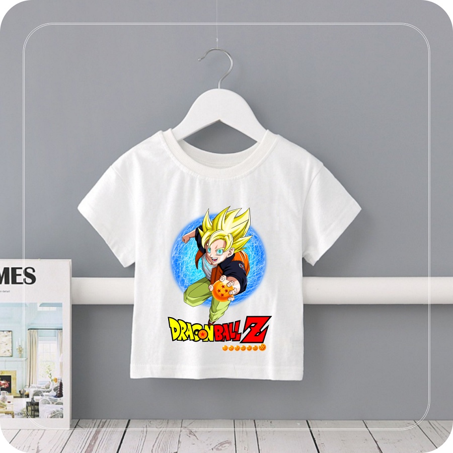 Áo 7 viên ngọc rồng dragon ball vegeta songoku cực đẹp cho bé trai