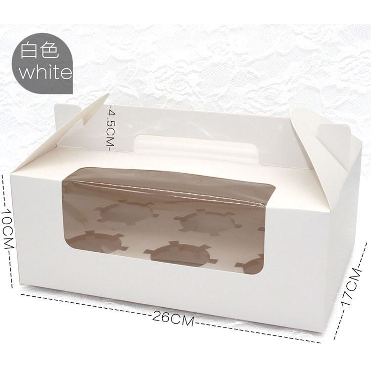 SET 5 HỘP  CUPCAKE 6 BÁNH QUAI XÁCH