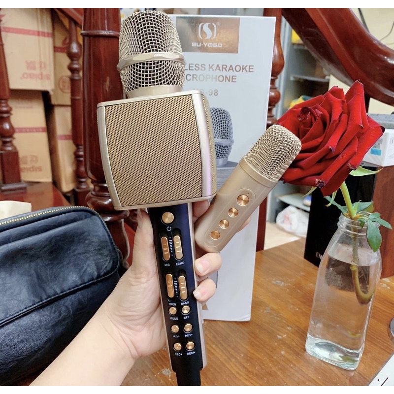 Micro karaoke kiêm loa bluetooth YS98 - Tuyệt Đỉnh Song Ca