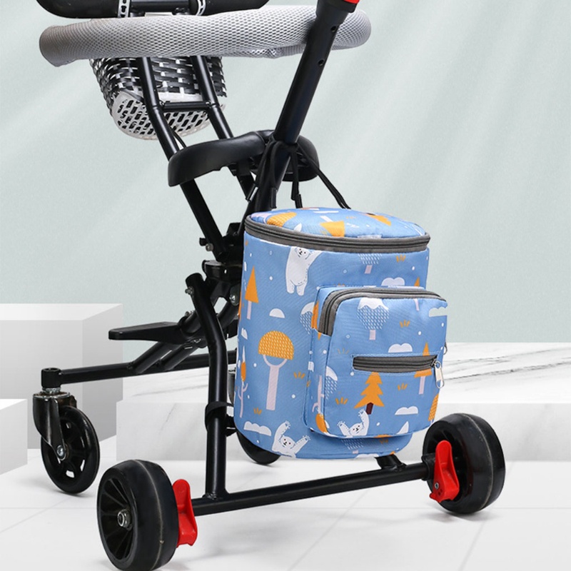 Túi đựng đồ dùng treo xe đẩy em bé chống thấm nước sức chứa lớn