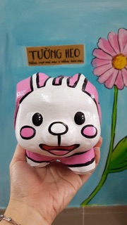Heo đất handmade - thỏ Cony