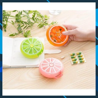 Hộp Chia Thuốc Hình Trái Cam Tiện Dụng