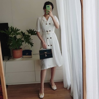 [Ảnh thật/video/sẵn] Váy, đầm đũi dáng vest