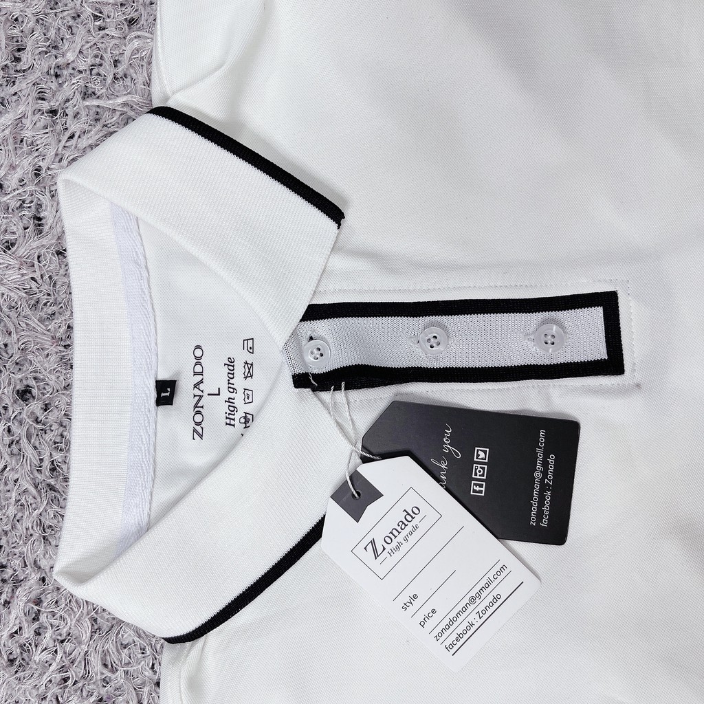 Áo polo trẻ trung thanh lịch chất vải cotton co dãn cực thoáng mát thoải mái khi vận động | BigBuy360 - bigbuy360.vn