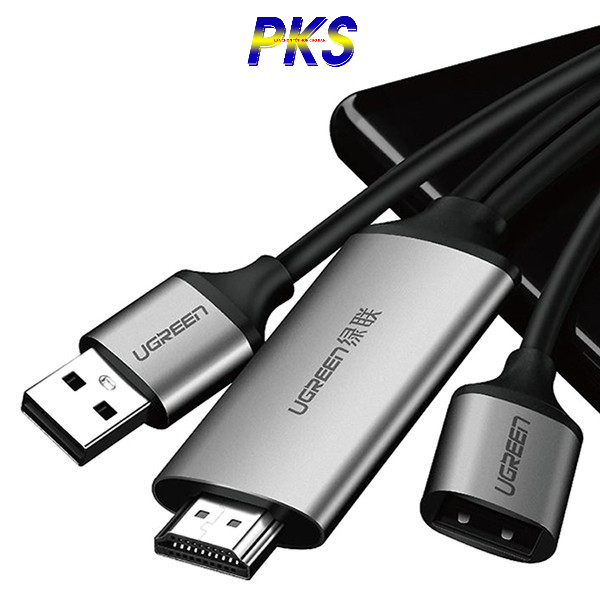 Cáp chuyển tín hiệu từ điện thoại ra HDMI dài 1.5m Ugreen 50291