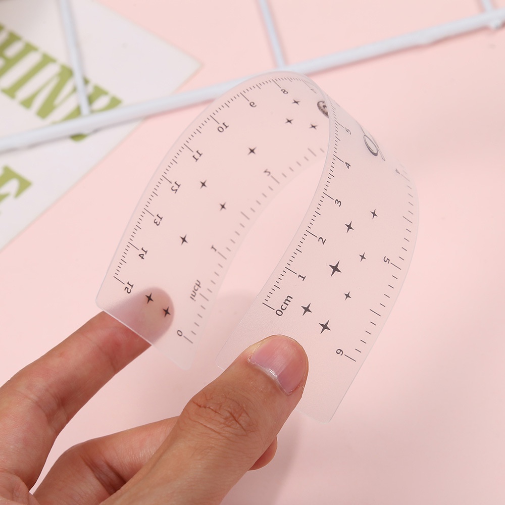 1 Thước Đánh Dấu Sách Trong Suốt Họa Tiết Phi Hành Gia Hoạt Hình Sáng Tạo