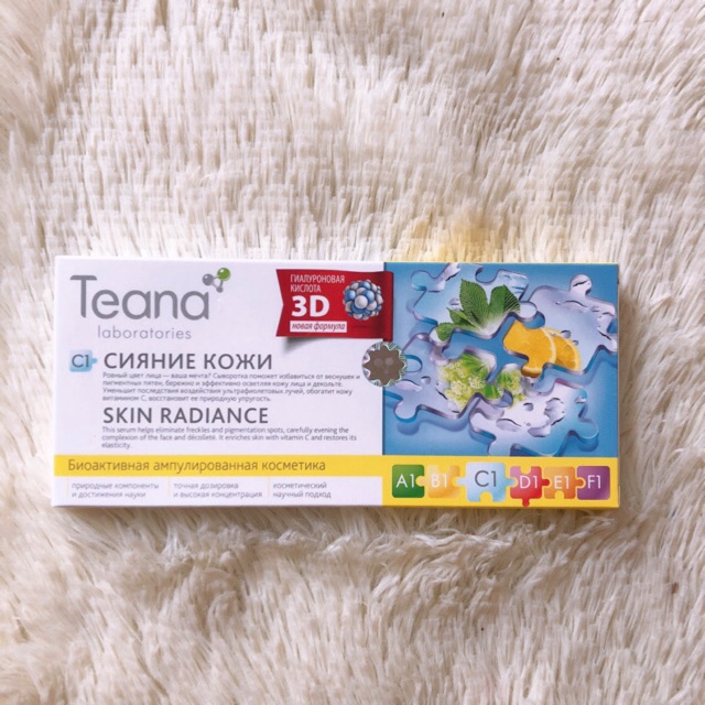 Serum colagen teana C1 trắng da mờ nám date mới