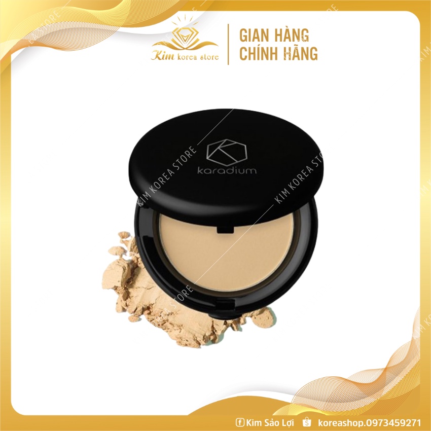 Phấn phủ nén Karadium kiềm dầu che khuyết điểm tối ưu make up tự nhiên