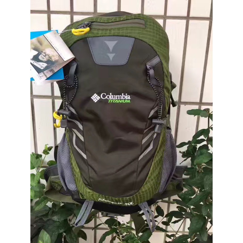 Balo du lịch, phượt, neo núi Columbia 40L. Quai đeo chắc chắn, có đai hỗ trợ lực, ngăn đựng đồ rộng, nhiều ngăn