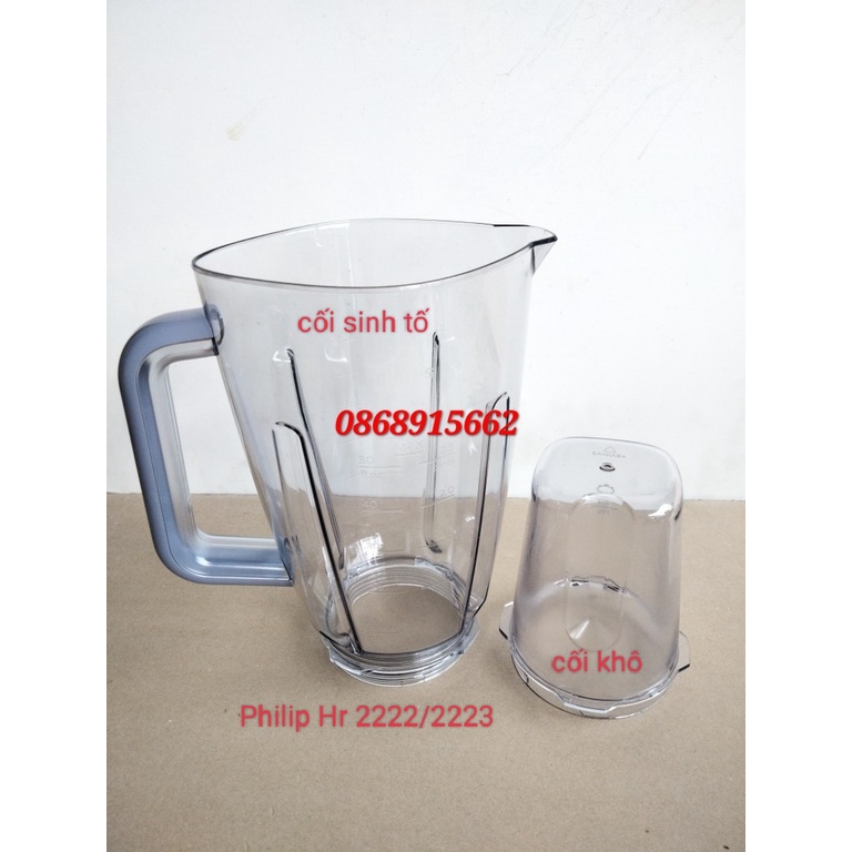 Phụ kiện cối xay sinh tố, cối xay khô chính hãng Philip HR2221/ HR2223/ HR2222-maihanhshop1974
